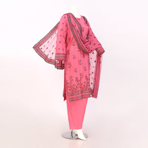Pakistani Embroidered 3 Piece Suit Arrotti