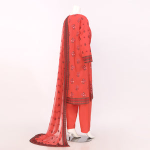 Pakistani Embroidered 3 Piece Suit Arrotti