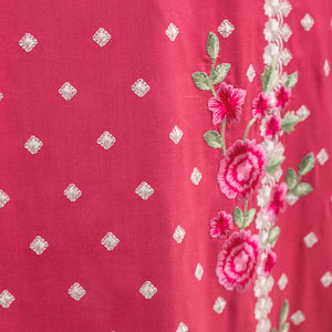 Pakistani Embroidered 3 Piece Suit Arrotti