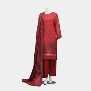 Unstitched Viscose Lawn 3 Piece Suit Arrotti