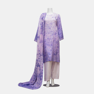 Unstitched Viscose Lawn 3 Piece Suit Arrotti