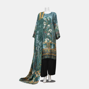 Unstitched Viscose Lawn 3 Piece Suit Arrotti