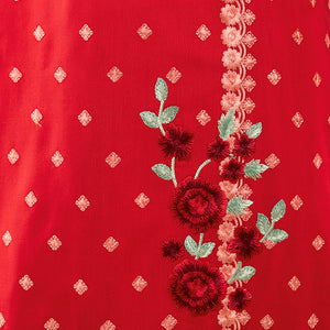 Pakistani Embroidered 3 Piece Suit Arrotti