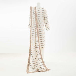 Pakistani Embroidered 3 Piece Suit Arrotti