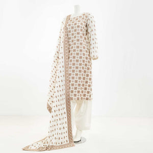 Pakistani Embroidered 3 Piece Suit Arrotti