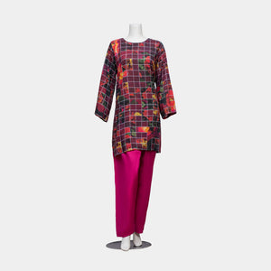 Unstitched Viscose Lawn Shirt Arrotti