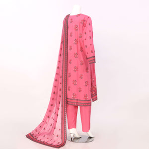 Unstitched Embroidered 3 Piece Suit Arrotti