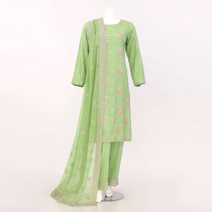 Pakistani Embroidered 3 Piece Suit Arrotti