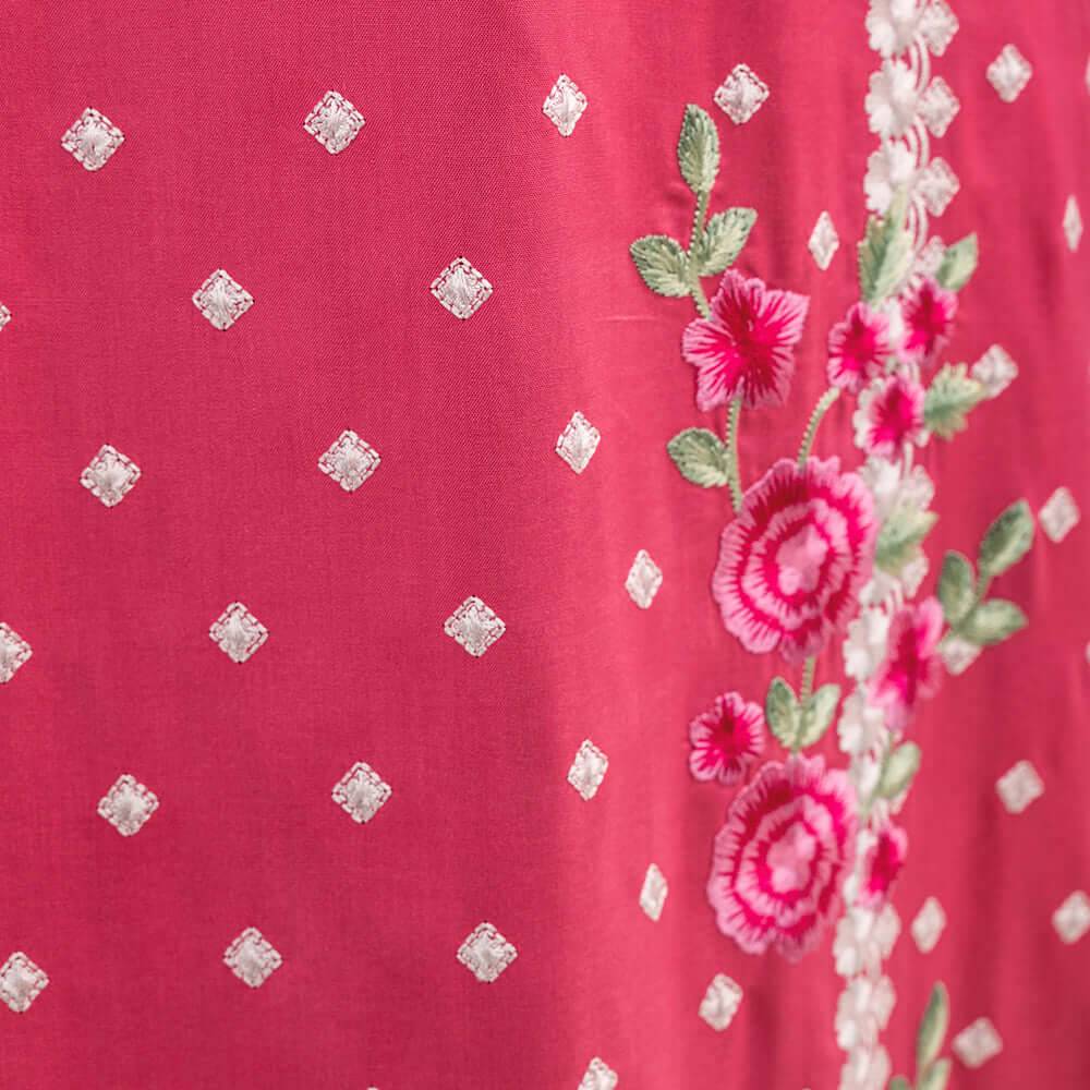 Pakistani Embroidered 3 Piece Suit Arrotti
