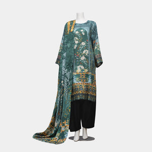 Unstitched Viscose Lawn 3 Piece Suit Arrotti