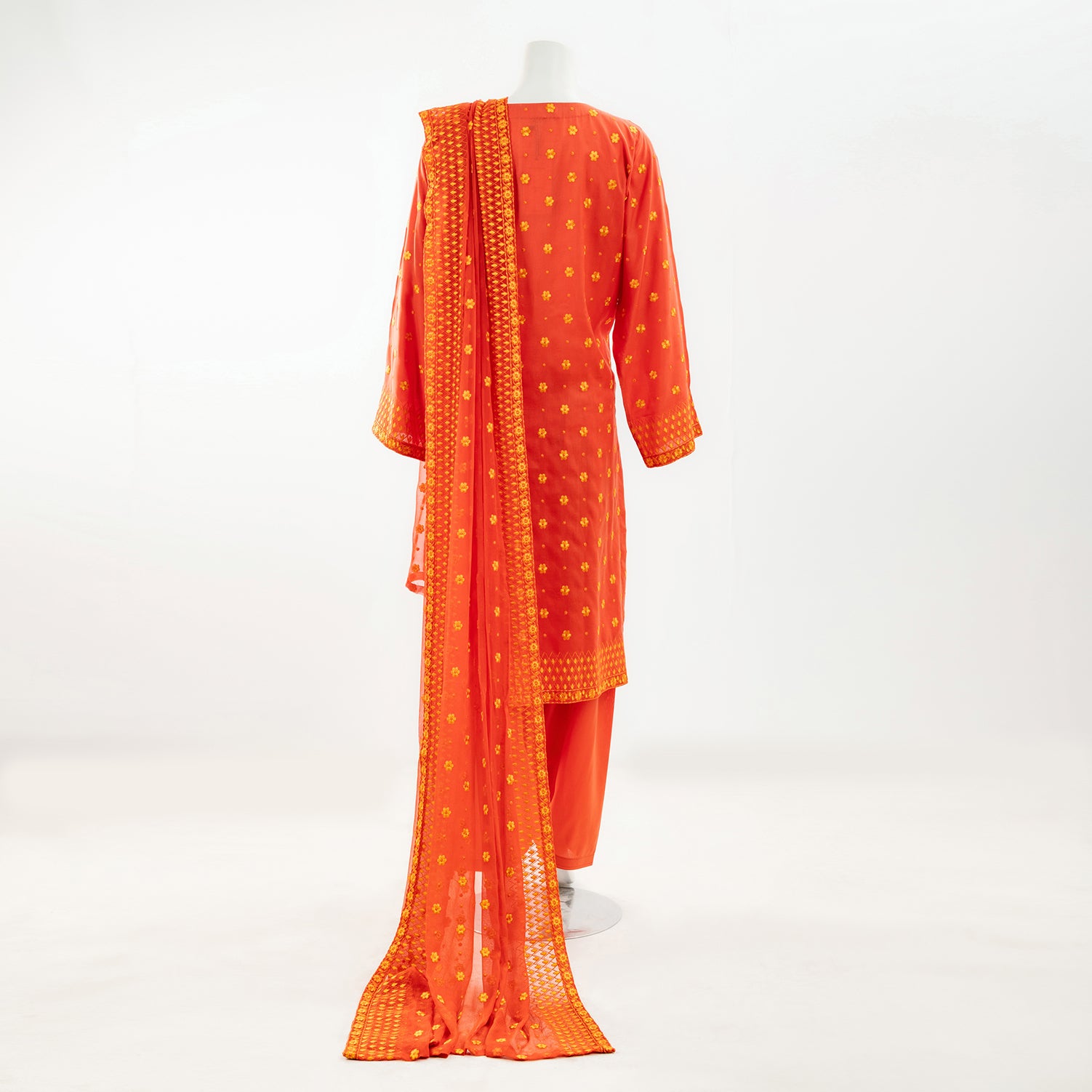 Pakistani Embroidered 3 Piece Suit