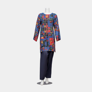 Unstitched Viscose Lawn Shirt Arrotti